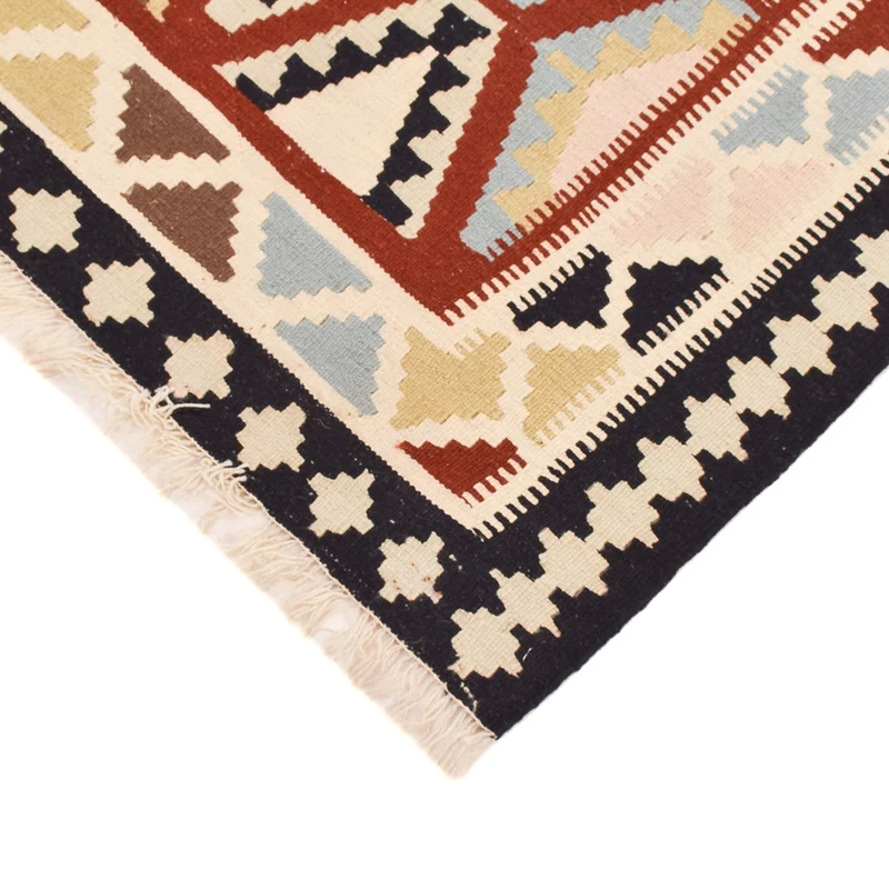 Kelim Fars Teppich 104x145cm - mehrfarbig