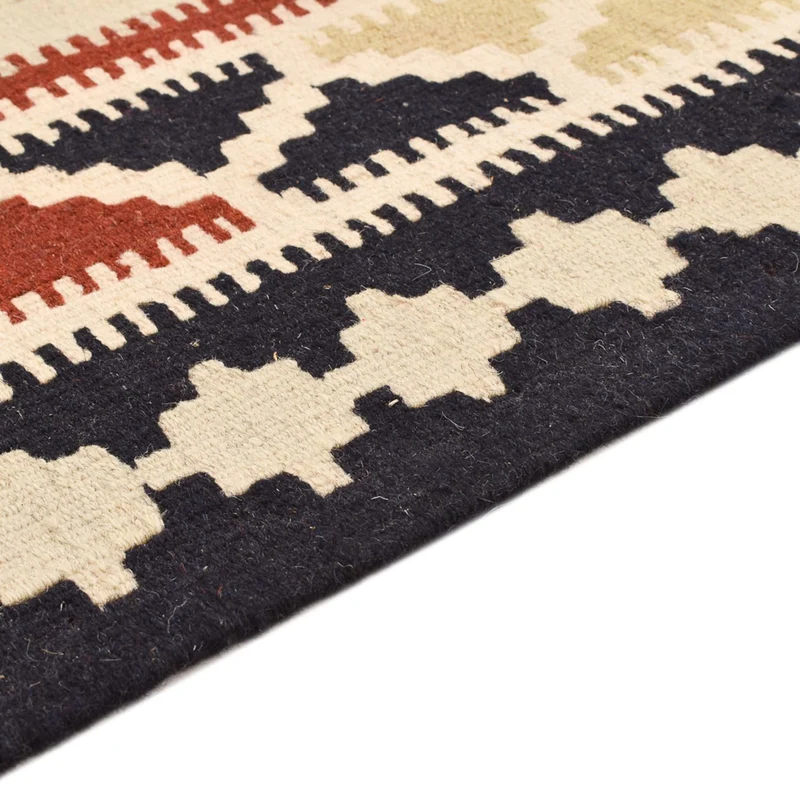 Kelim Fars Teppich 104x145cm - mehrfarbig