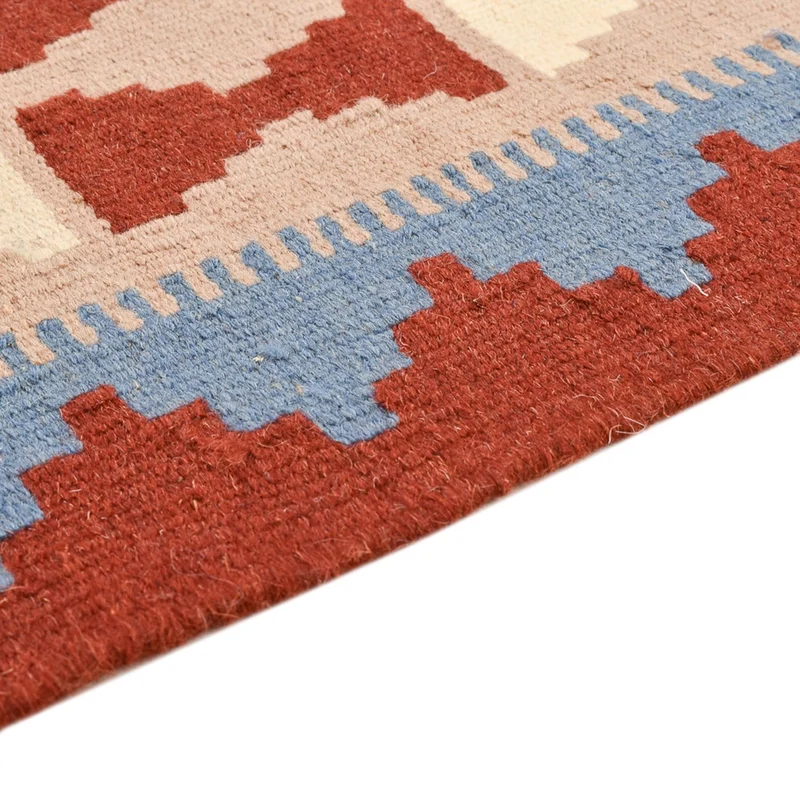Kelim Fars Teppich 100x142cm - mehrfarbig