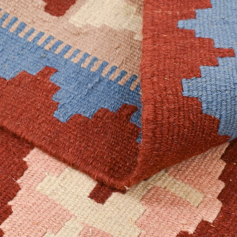 Kelim Fars Teppich 100x142cm - mehrfarbig