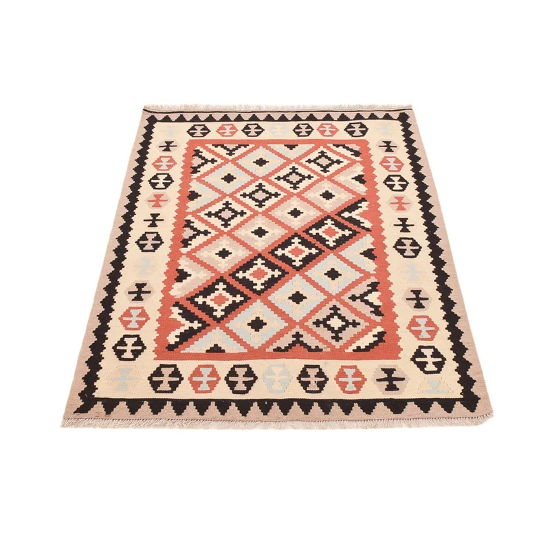 Kelim Teppich - Oriental - 106 x 150 cm - mehrfarbig