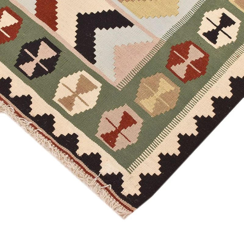 Kelim Fars Teppich 108x147cm - mehrfarbig
