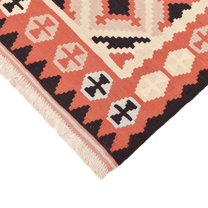 Kelim Fars Teppich 102x145cm - mehrfarbig