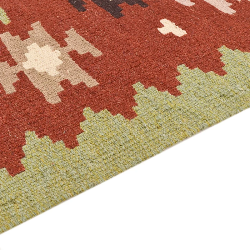 Kelim Fars Teppich 97x132cm - mehrfarbig