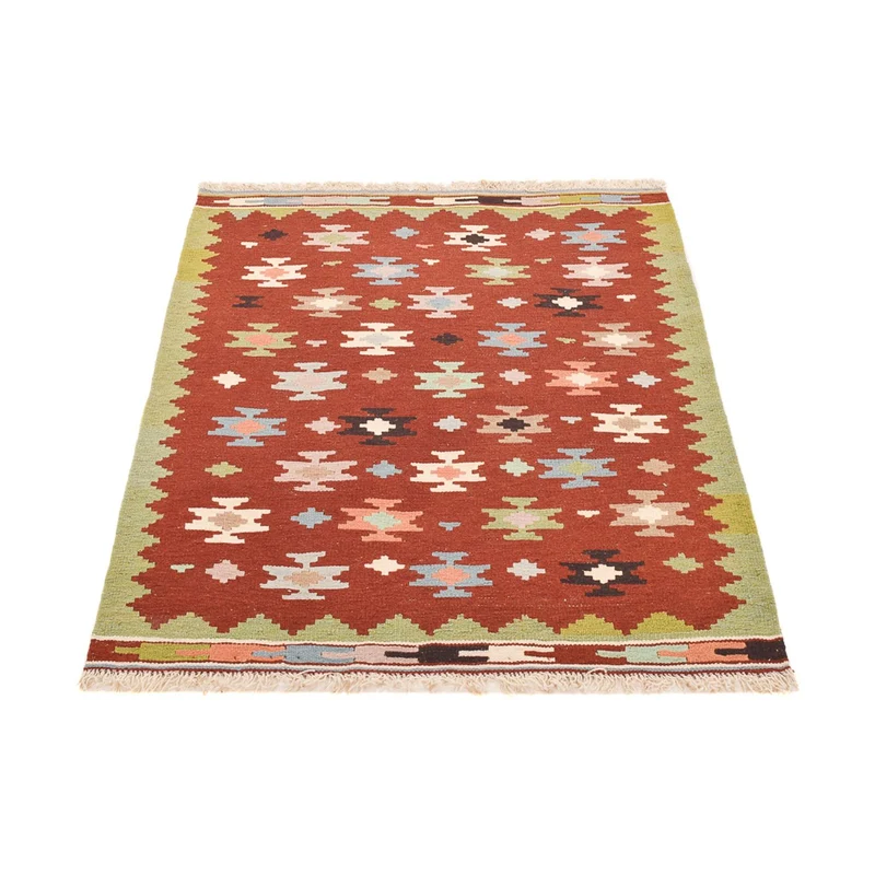 Kelim Fars Teppich 97x132cm - mehrfarbig