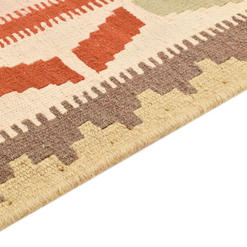 Kelim Fars Teppich 100x146cm - mehrfarbig