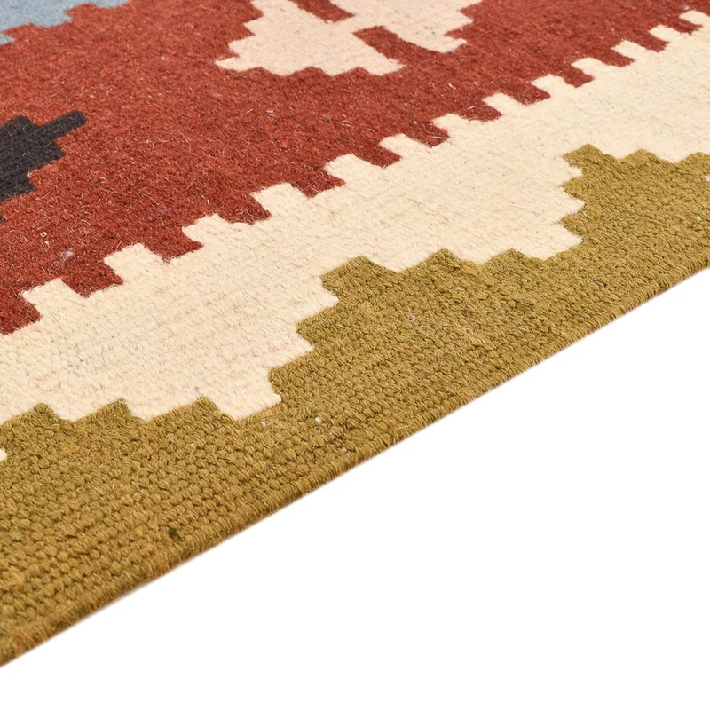 Kelim Fars Teppich 98x150cm - mehrfarbig