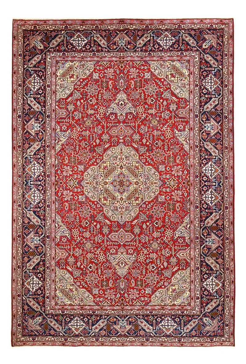 Najafabad Teppich 290x425cm - Perserteppich - rot