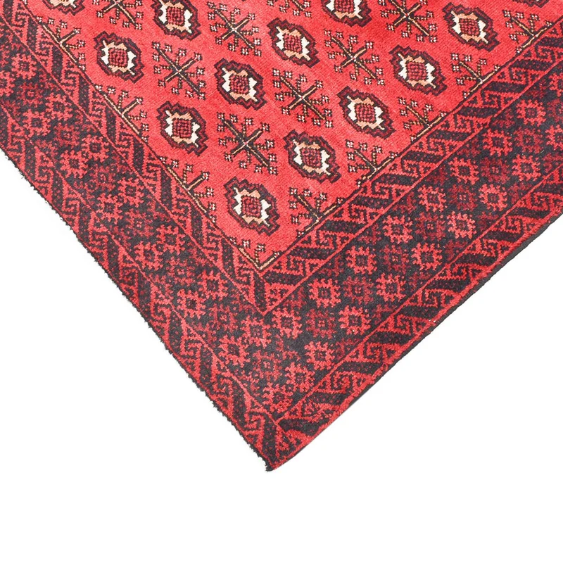 Hamadan Teppich 102x178cm - Perserteppich - rot