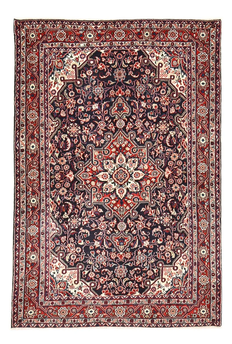 Hamadan Teppich 113x172cm - Perserteppich - rost