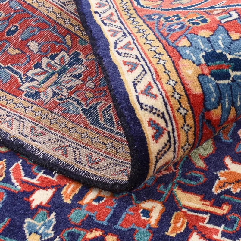 Hamadan Teppich 110x170cm - Perserteppich - dunkelblau