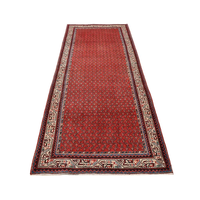 Sarough Teppich 103x307cm - Perserteppich - rot