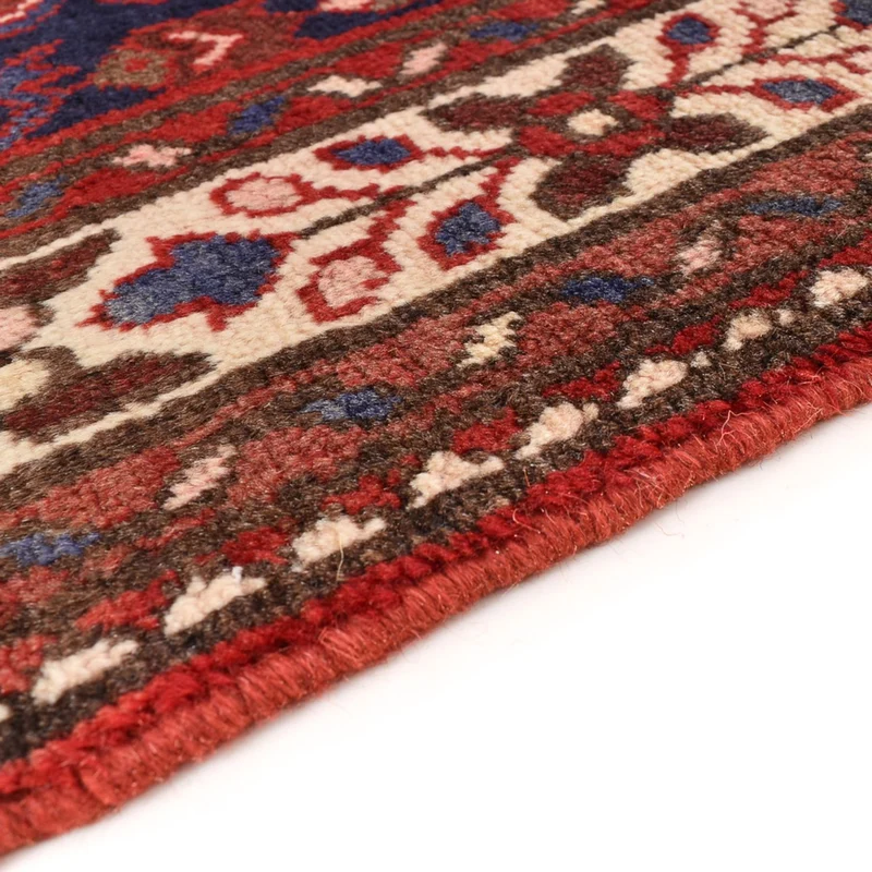 Hamadan Teppich 88x419cm - Perserteppich - bordeauxrot