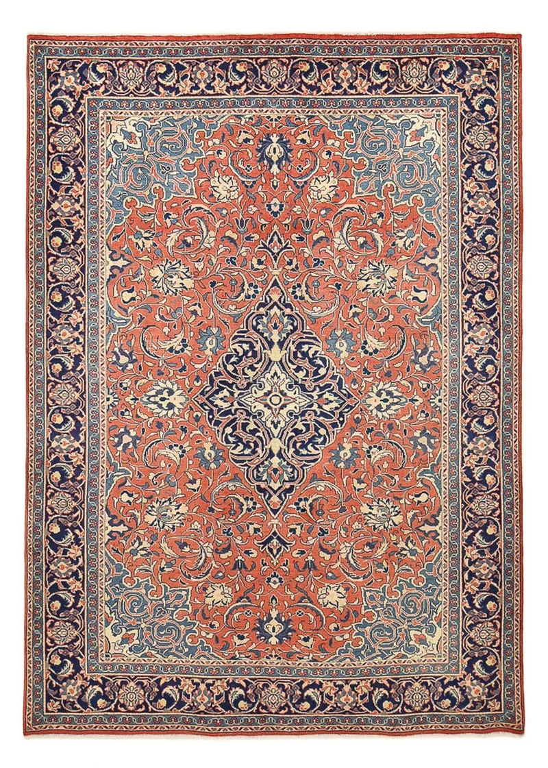 Mahal Teppich 240x337cm - Perserteppich - hellrot