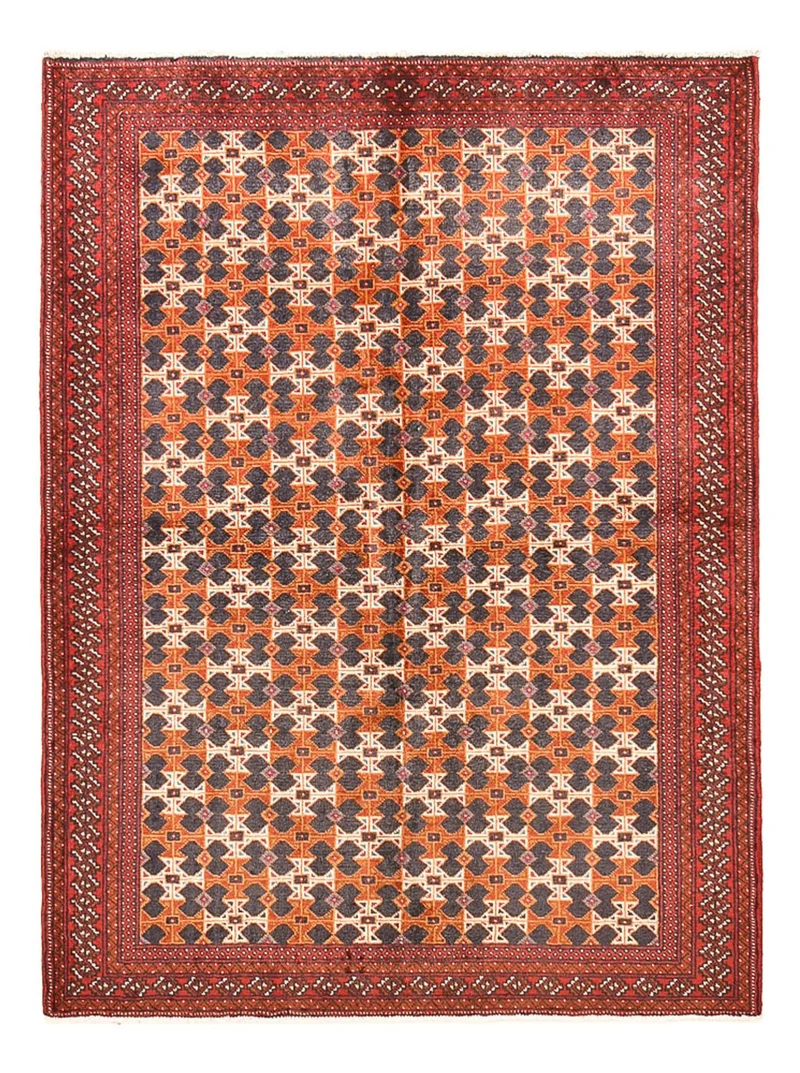 Turkaman Teppich 123x177cm - Orientteppich - rot