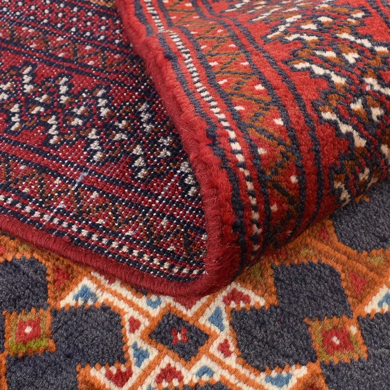 Turkaman Teppich 123x177cm - Orientteppich - rot