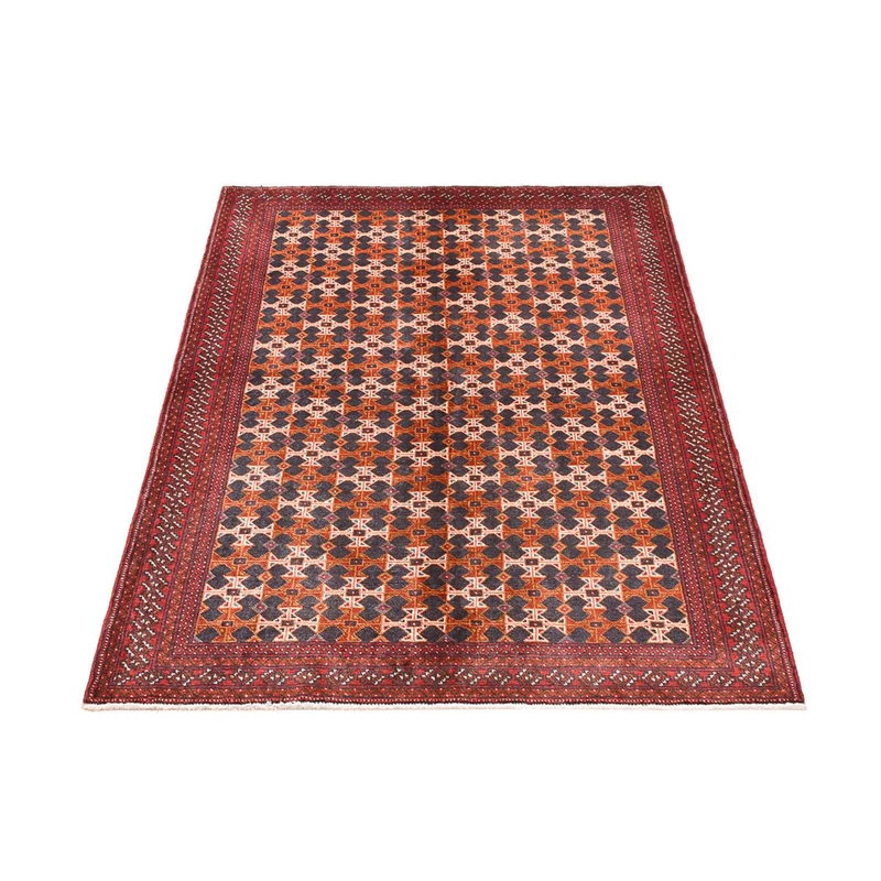 Turkaman Teppich 123x177cm - Orientteppich - rot
