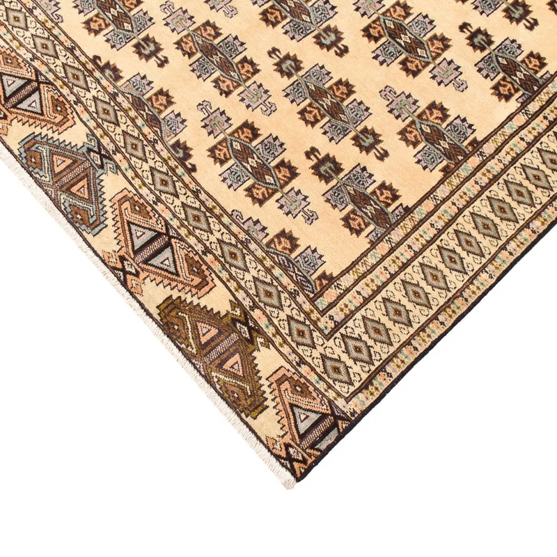 Turkaman Teppich 119x192cm - Orientteppich - sand