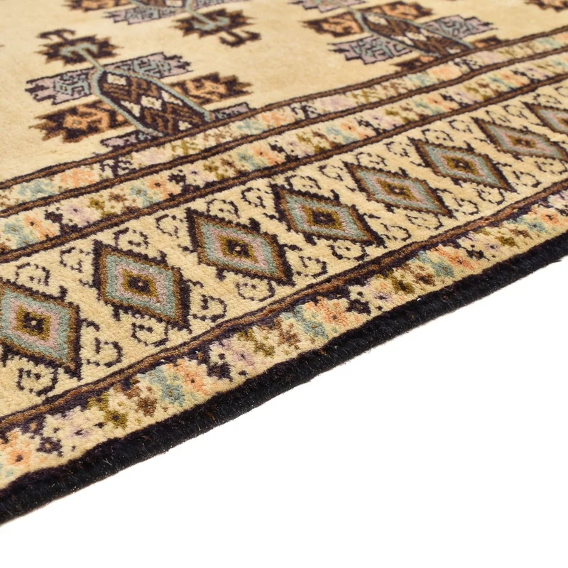 Turkaman Teppich 119x192cm - Orientteppich - sand