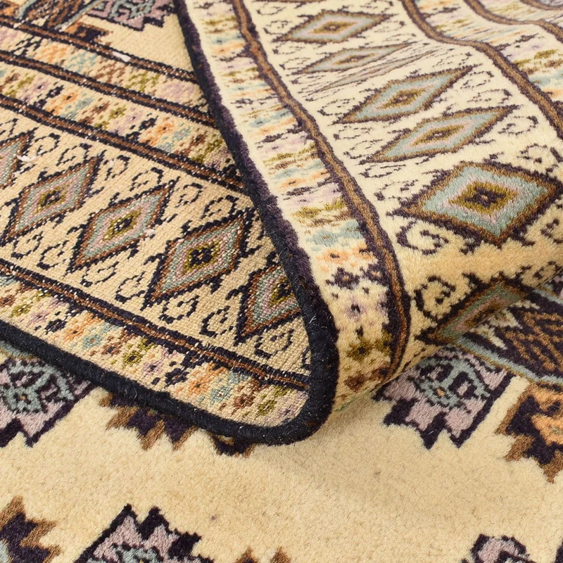 Turkaman Teppich 119x192cm - Orientteppich - sand