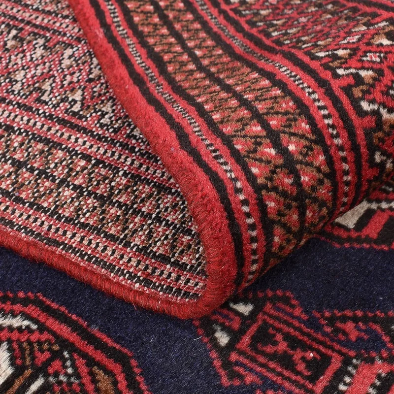 Turkaman Teppich 129x190cm - Orientteppich - rot