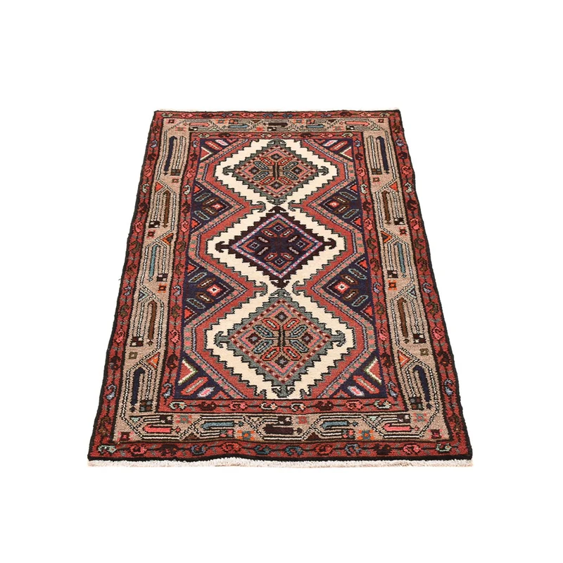 Perserteppich - Nomadic - 74 x 130 cm - mehrfarbig