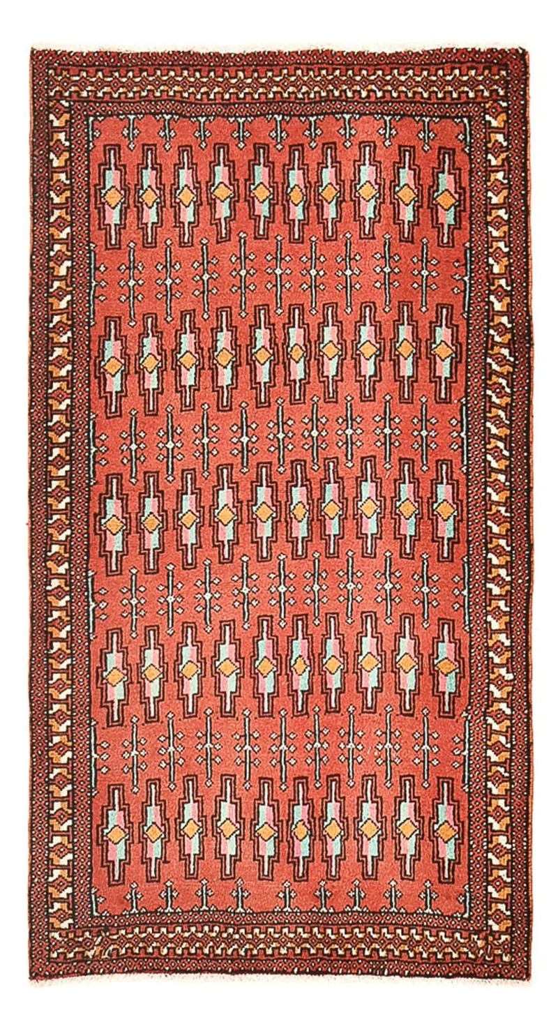 Turkaman Teppich 71x129cm - Orientteppich - rot