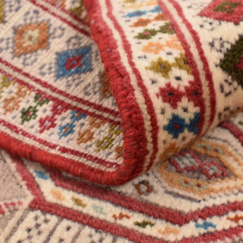 Turkaman Teppich - 64 x 78 cm - rosa