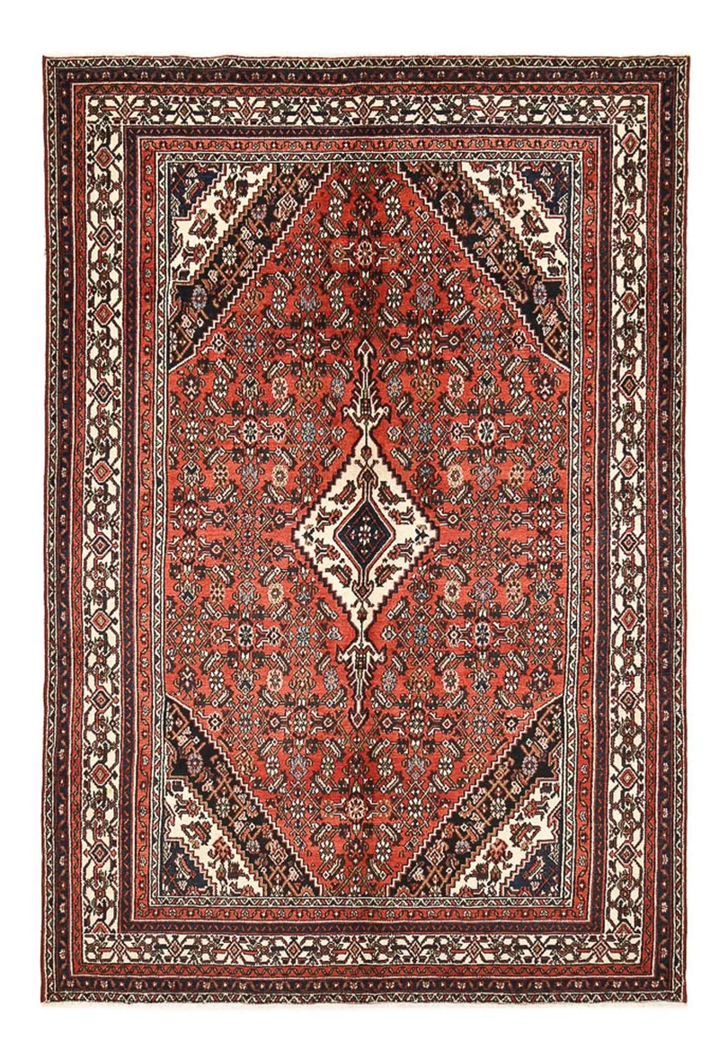 Abadeh Teppich 208x304cm - Perserteppich - rot