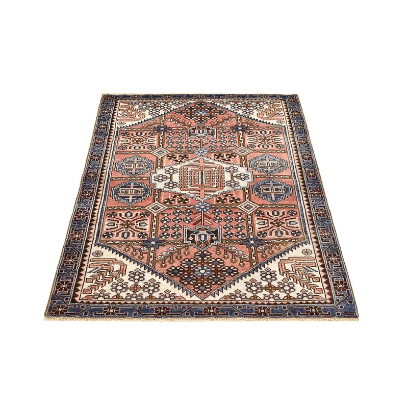 Hamadan Teppich 112x155cm - Perserteppich - mehrfarbig