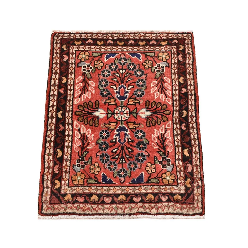 Perserteppich - Nomadic - 47 x 62 cm - hellrot