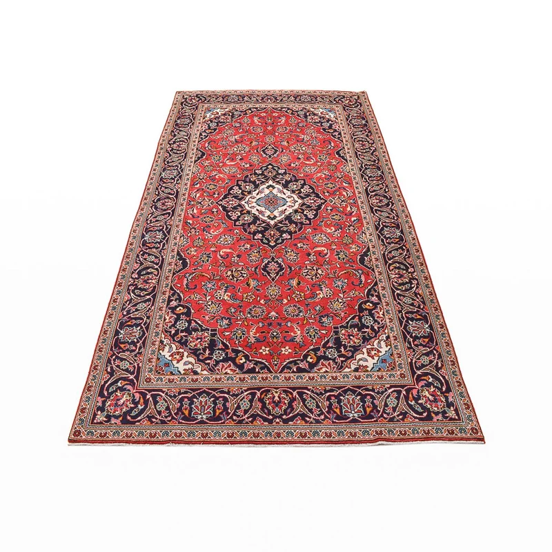 Perserteppich - Keshan - 144 x 270 cm - rot