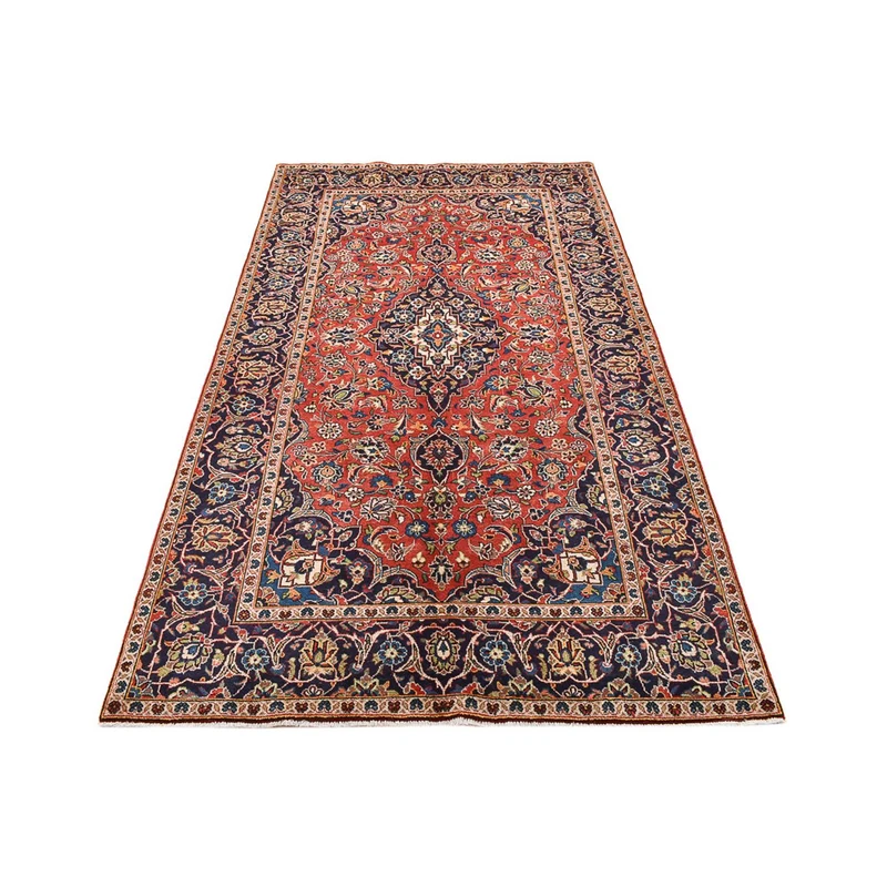 Perserteppich - Keshan - 146 x 263 cm - hellrot