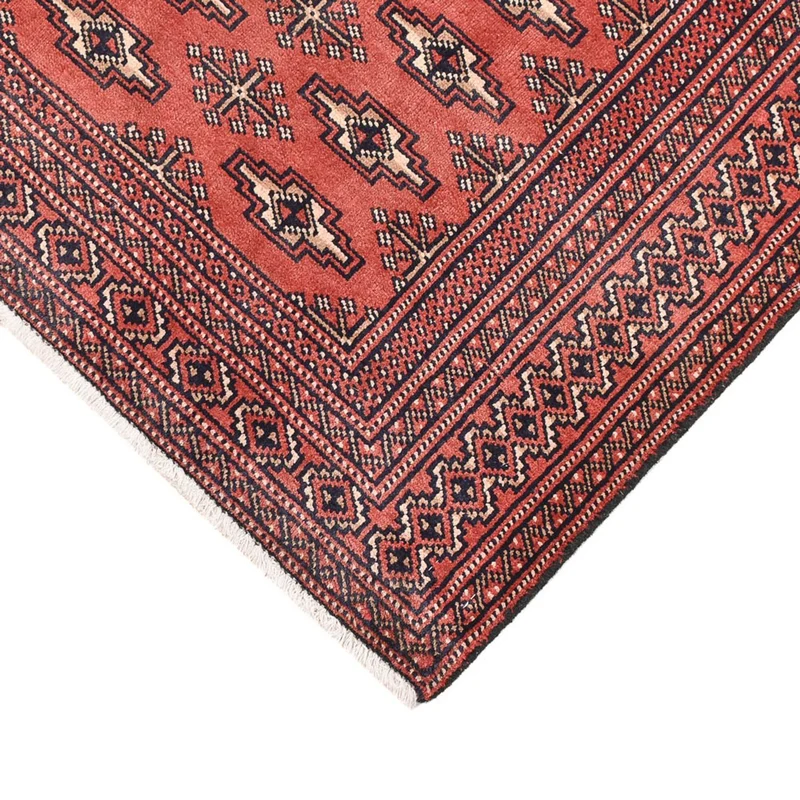 Turkaman Teppich 99x132cm - Orientteppich - rot