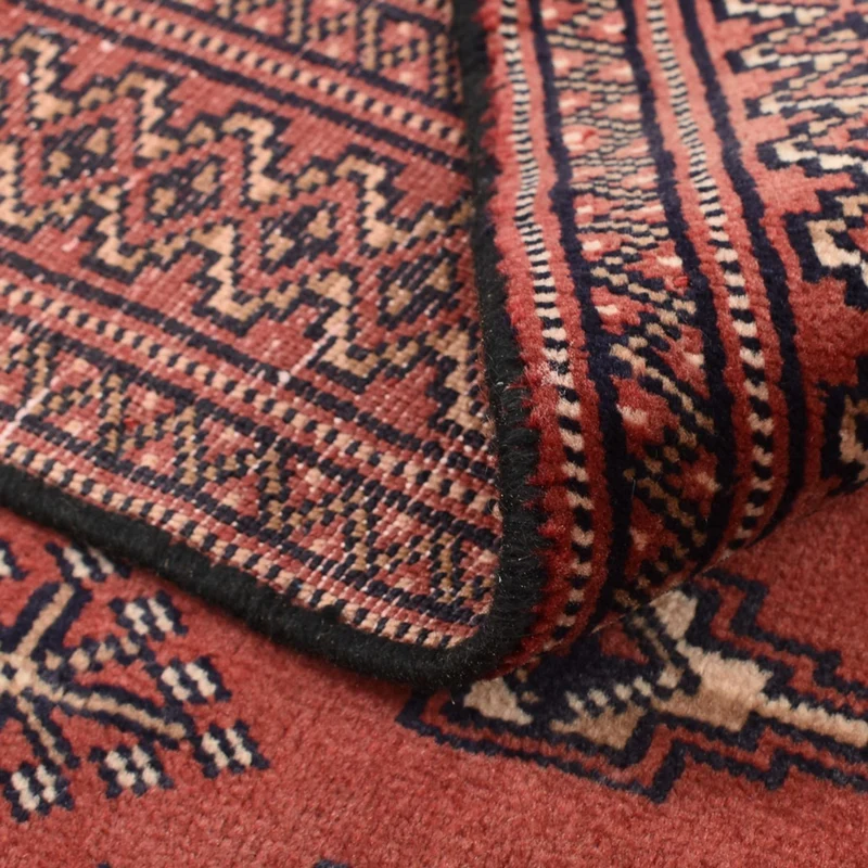 Turkaman Teppich 99x132cm - Orientteppich - rot