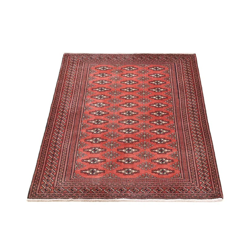 Turkaman Teppich 99x132cm - Orientteppich - rot