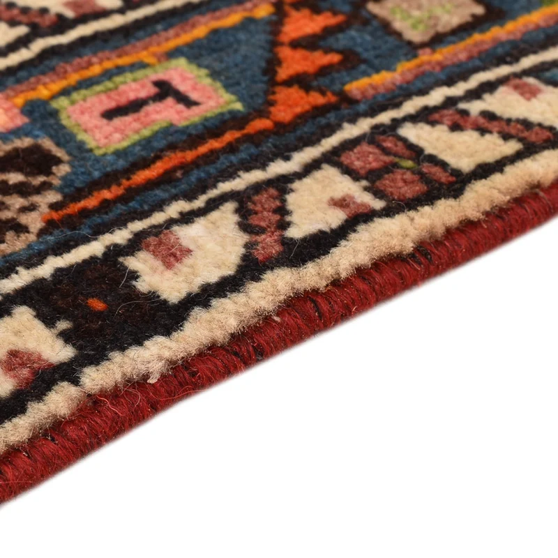Perserteppich - Nomadic - 90 x 118 cm - mehrfarbig