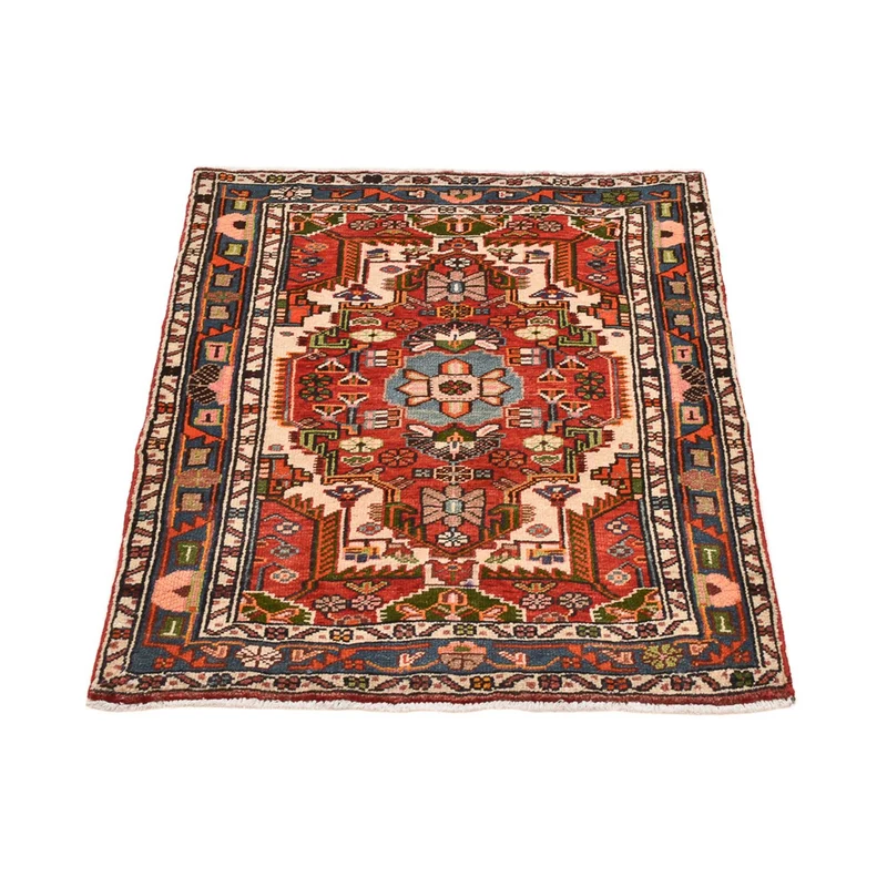 Perserteppich - Nomadic - 90 x 118 cm - mehrfarbig