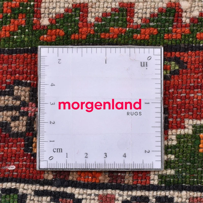 Perserteppich - Nomadic - 90 x 118 cm - mehrfarbig