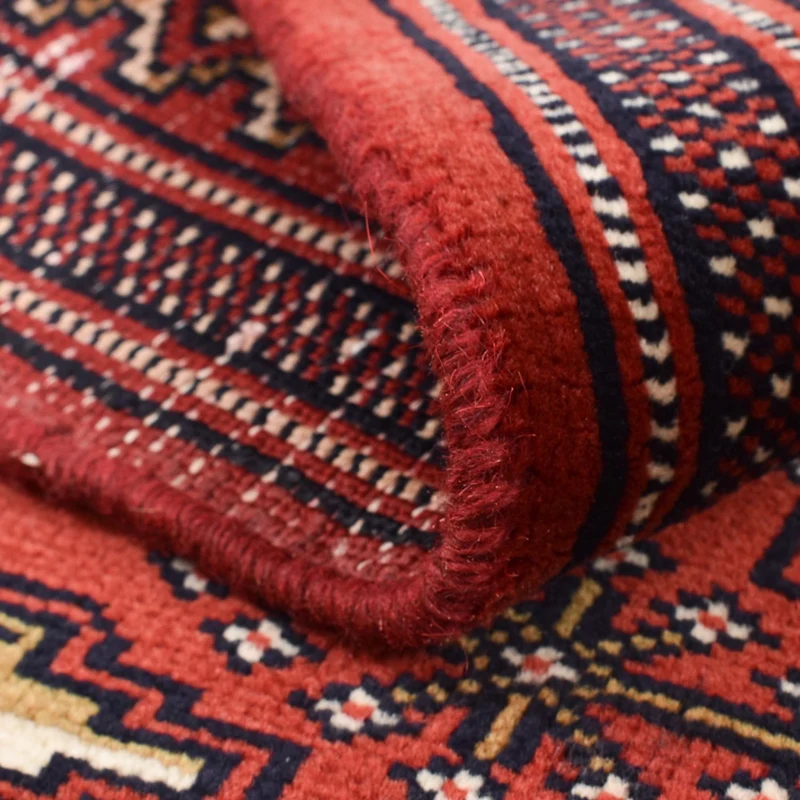 Turkaman Teppich 95x133cm - Orientteppich - rot