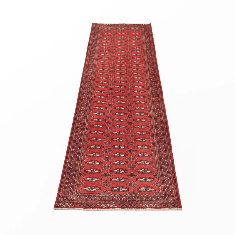 Turkaman Teppich 77x285cm - Orientteppich - rot