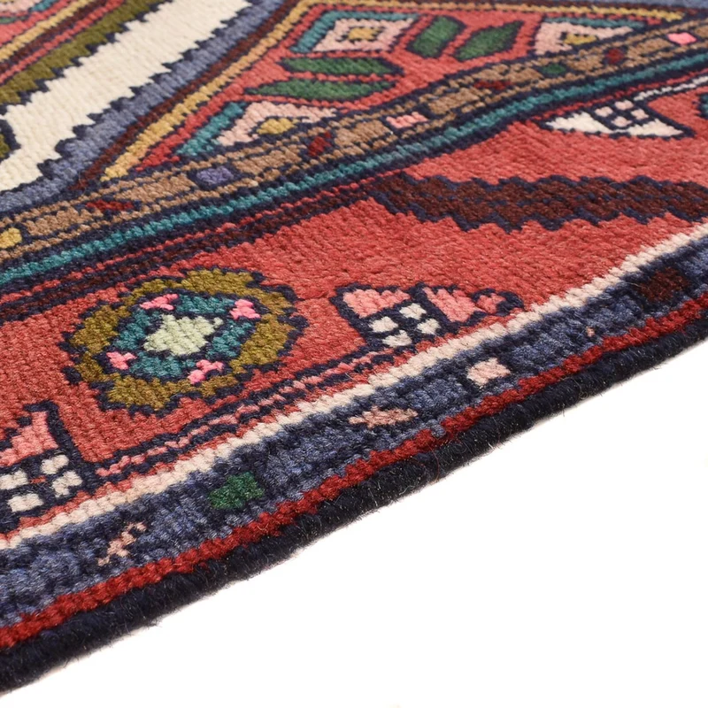 Hamadan Teppich 75x288cm - Perserteppich - dunkelrot
