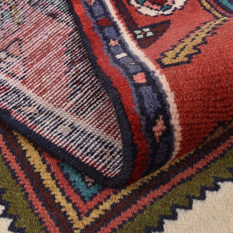 Hamadan Teppich 75x288cm - Perserteppich - dunkelrot