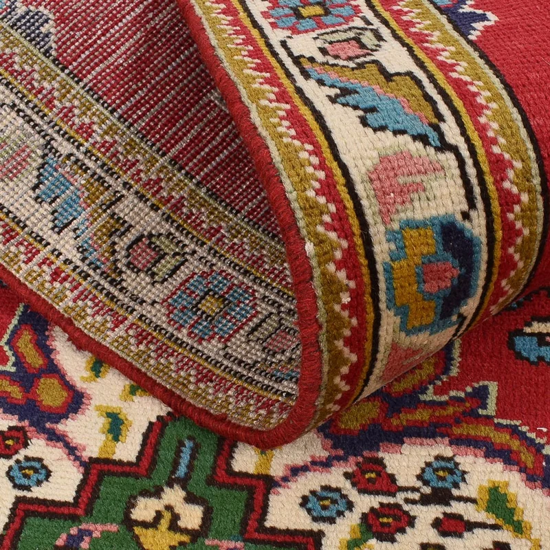 Täbriz Teppich 85x341cm - Perserteppich - rot