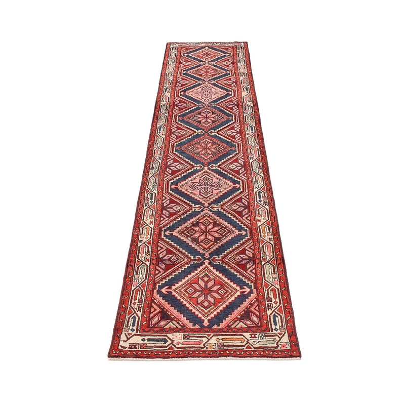 Hamadan Teppich 83x336cm - Perserteppich - rost