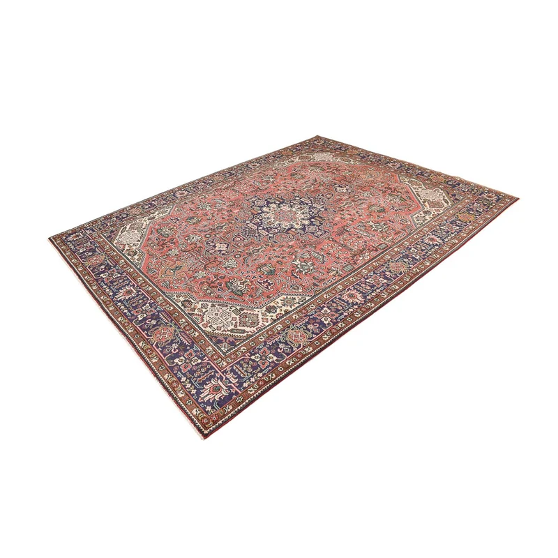 Täbriz Teppich 247x335cm - Perserteppich - hellrot