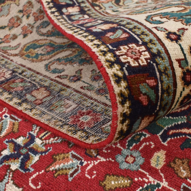 Täbriz Teppich 226x330cm - Perserteppich - rot
