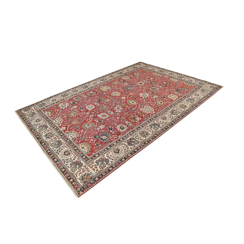 Täbriz Teppich 226x330cm - Perserteppich - rot