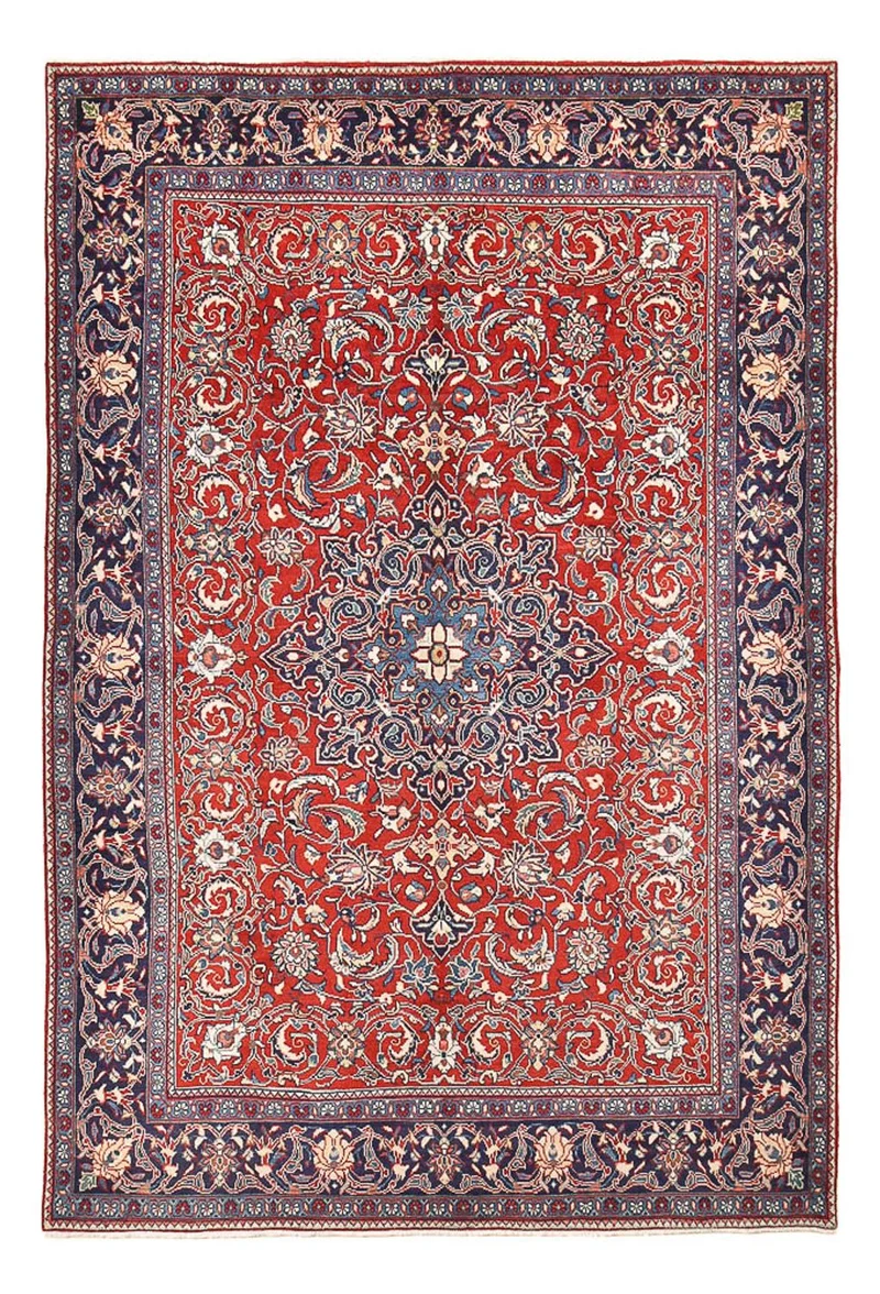 Mahal Teppich 215x320cm - Perserteppich - rot