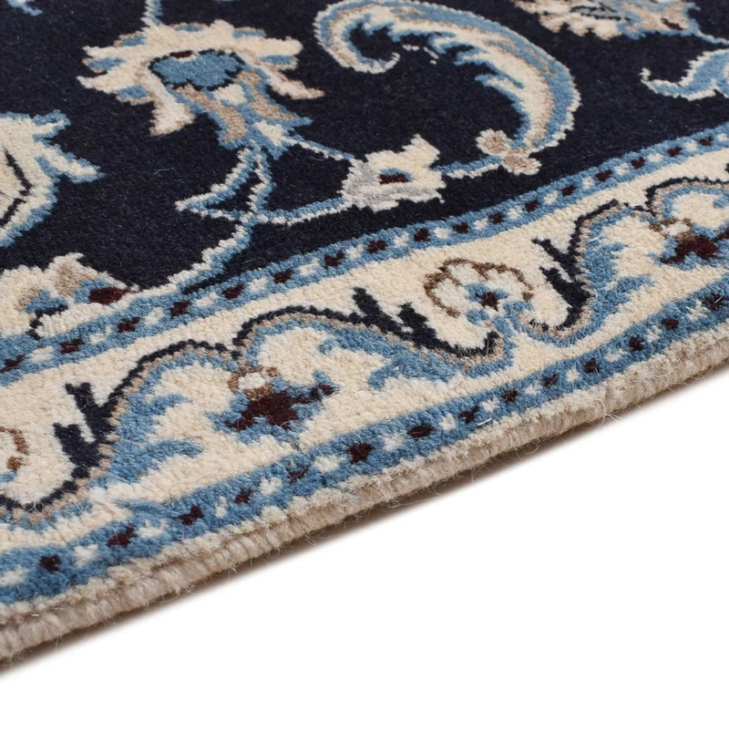 Nain - 12La Teppich 68x134cm - Perserteppich - dunkelblau